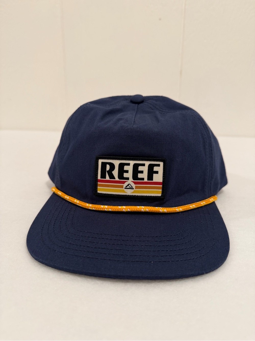 Reef Newbury SnapBack Unconstructed Flat-billed Hat One Size Blue New